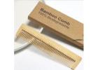 Straight bamboo comb