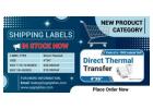 Wholesale 4"x6" Direct Thermal Transfer Labels – Crisp Prints, Great Prices!