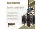 Page Electric - Electric Door Installation Service for Secure and Seamless Access