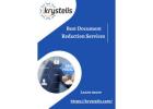 Best Document Redaction Services | Secure & Reliable 