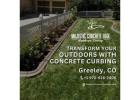 Concrete Landscape Borders in Greeley, CO