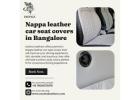 Nappa leather car seat covers in Bangalore | Leather upholstery in Bangalore