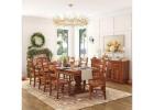 Solid Wood Dining Table and Chair Set – Elegant & Durable