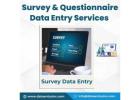 Best Survey & Questionnaire Data Entry Services in India