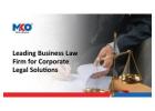 Leading Business Law Firm for Corporate Legal Solutions