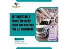 Cheap Party Bus Rental Prices