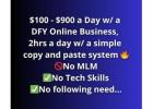 2 Hours a Day to a $100-$900 Paycheck – No BS!