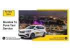  Mumbai to Pune Cabs: Your Ride, Your Time!