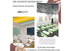 Class Room Acoustics in Delhi | Wooden Slats | Pet acoustic boards