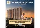 Planning to Buy Property? Verify the Title First 