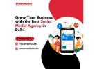 Grow Your Business with the Best Social Media Agency in Delhi