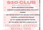 Get in on our $9.95 a month. Make a residual income..