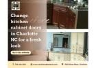 Change kitchen cabinet doors in Charlotte to elevate your kitchen