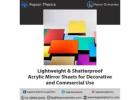 Lightweight and Shatterproof Acrylic Mirror Sheets for Decorative and Commercial Use 